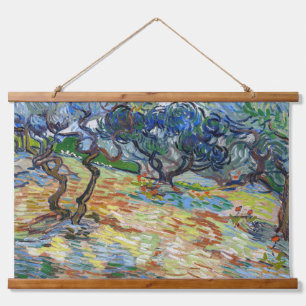 Tapisserie Suspendue Vincent van Gogh - Oliviers : Ciel bleu vif