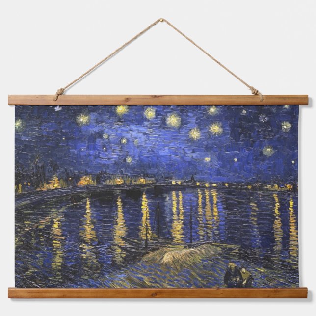 Tapisserie Suspendue Vincent Van Gogh Starry Night Over The Rhone (Devant)