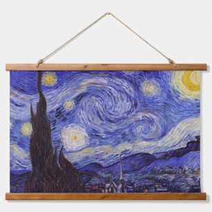 Tapisserie Suspendue Vincent Van Gogh Starry Nuit Vintage Art