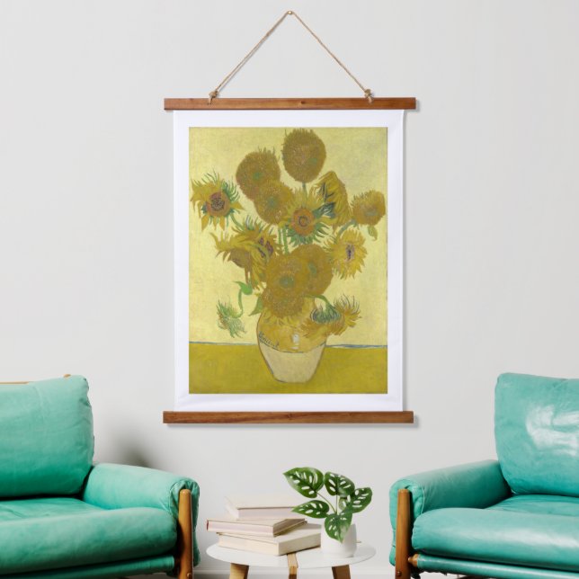 Tapisserie Suspendue Vincent Van Gogh - Tournesols, quatrième version (Salon)