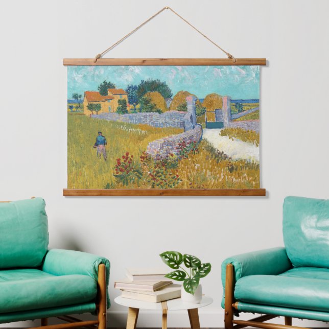 Tapisserie Suspendue Vincent Van Gogh Vintage Farmhouse (Salon)