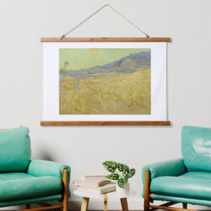 Tapisserie Suspendue Vincent Van Gogh, Wheatfield Avec Une Faucheuse