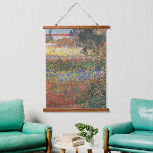 Tapisserie Suspendue Vintage Van Gogh Flower Garden