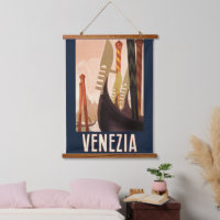 Vintage Venezia Italie Voyage Art Venise Gondole