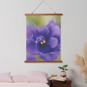 Tapisserie Suspendue Violet bleu africain Saintpaulia