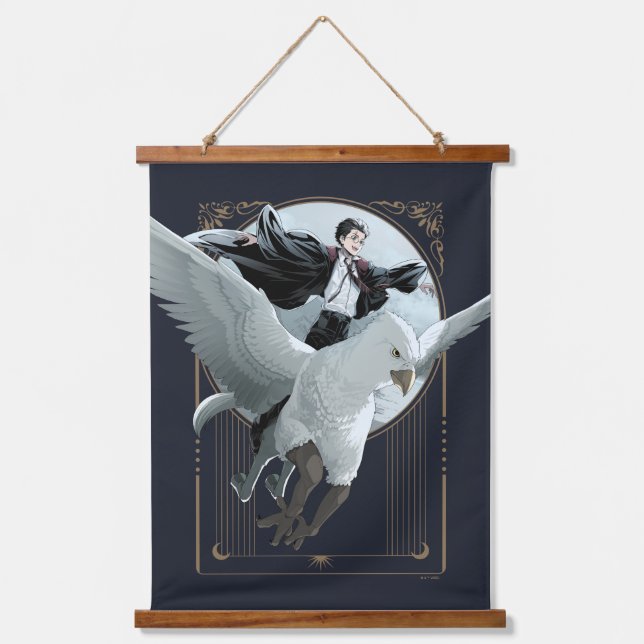 Tapisserie Suspendue Vol Anime HARRY POTTER™ avec Buckbeak (Recto)