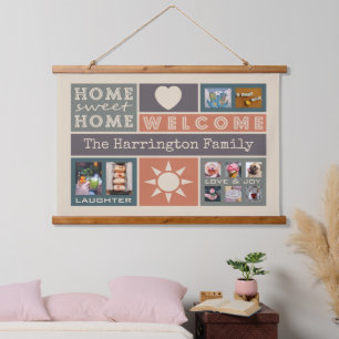 Tapisserie Suspendue VOS PHOTOS modèle de collage personnalisé