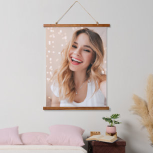 Tapisserie Suspendue Votre visage sur une personnalisation d'anniversai