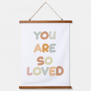 Tapisserie Suspendue Vous êtes si aimé Rainbow Baby Nursery