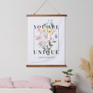 Tapisserie Suspendue Vous êtes un Slogan floral unique