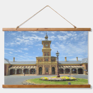 Tapisserie Suspendue Voyage à travers le temps à la gare d'Albury