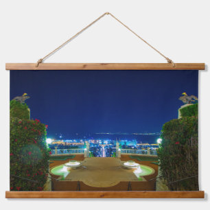 Tapisserie Suspendue Vue depuis les terrasses bahá’íes de l’Arc.