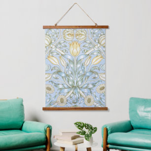 Tapisserie Suspendue William Morris Lily et Motif de grenade