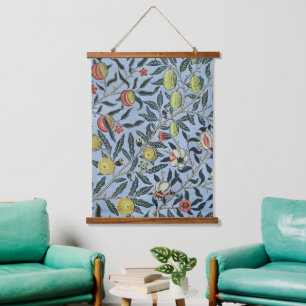Tapisserie Suspendue William Morris Vintage Motif Fruitier Grenade