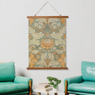 Tapisserie Suspendue William Morris Vintage St James Motif Acanthus