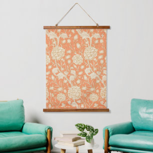 Tapisserie Suspendue William Morris Wild Tulip Vintage motif floral