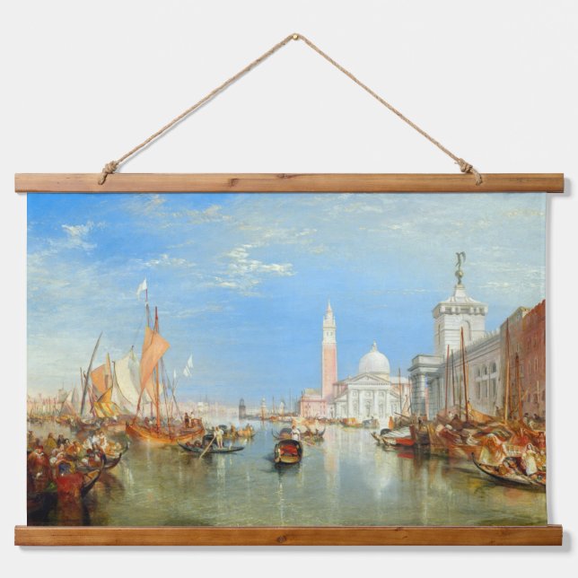 Tapisserie Suspendue William Turner - Venise, le Dogana et San Giorgio (Devant)