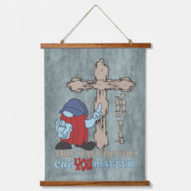 Wood Cross Cuz Vous Comptez John 1 14 T-Shirt