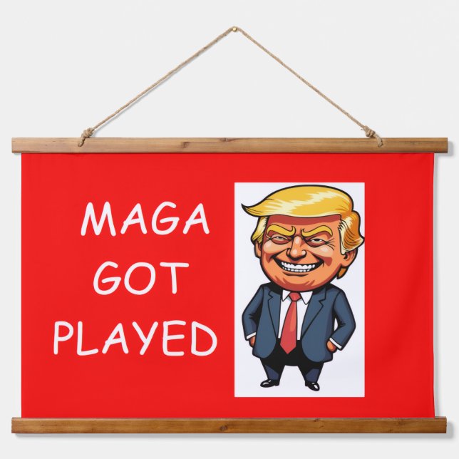 Tapisserie Suspendue Wood Topped Wall Tapestry (Devant)