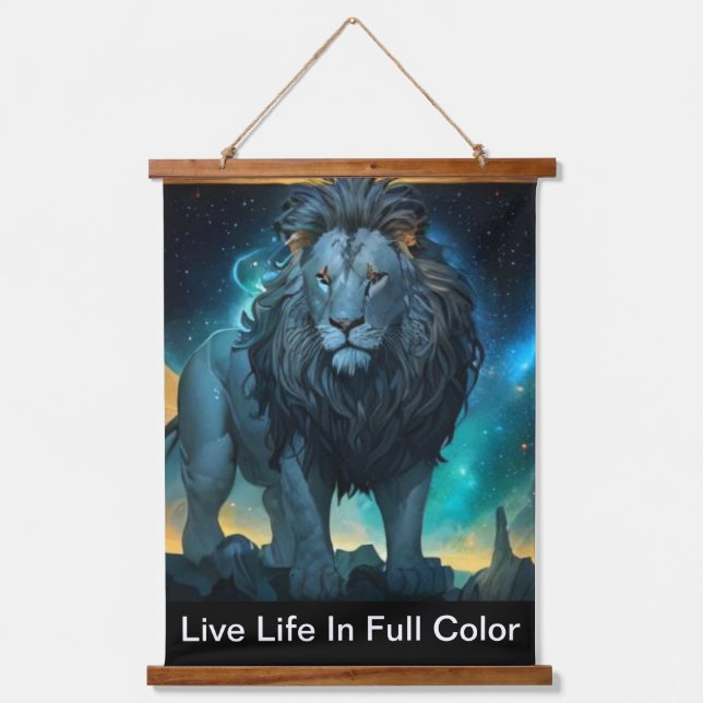 Tapisserie Suspendue Wood Topped Wall Tapestry (Recto)