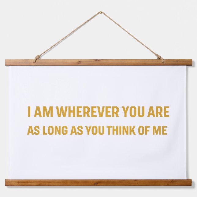 Tapisserie Suspendue Wood Topped Wall Tapestry (Devant)