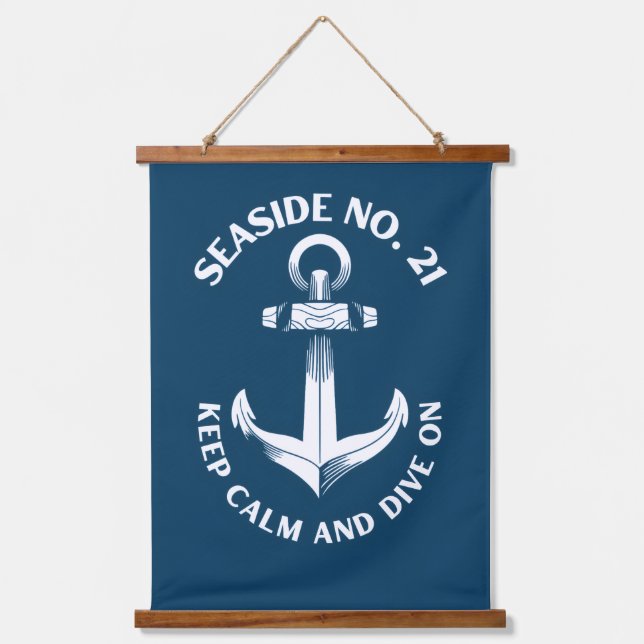 Tapisserie Suspendue wood topped wall tapestry (Recto)