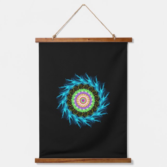 Tapisserie Suspendue Wood Topped Wall Tapestry (Recto)