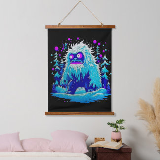 Tapisserie Suspendue Yeti Winter Wonderland
