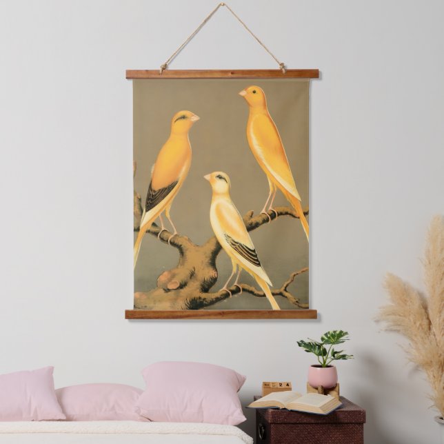 Tapisserie Suspendue Yorkshire  canaries (Chambre à coucher)