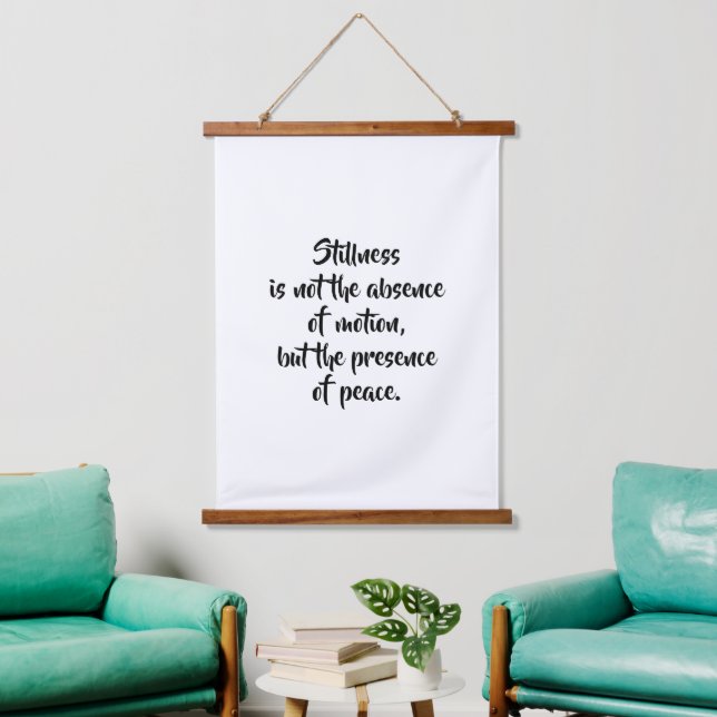 Tapisserie Suspendue Zen Motivational Quote Wall Art | Minimalist Asian (Salon)