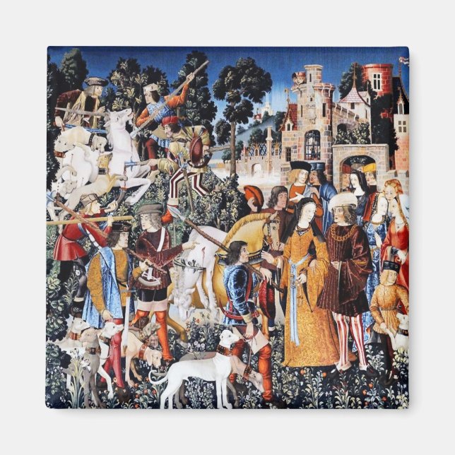 Tapisserie Unicorne #6 aimant (Devant)