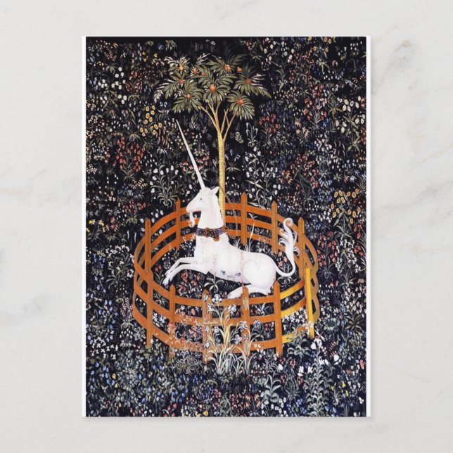 Tapisserie Unicorne #7 carte postale (Devant)