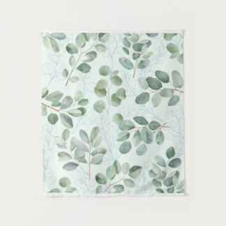 Tapisserie vintage Florale Branche fleurie Green T