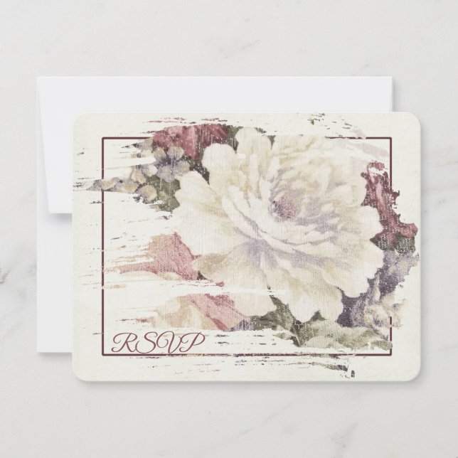 tapisserie vintage rose RSVP (Devant)