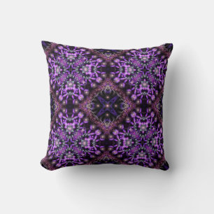 Tapisserie violette Coussins Motifs fractaux