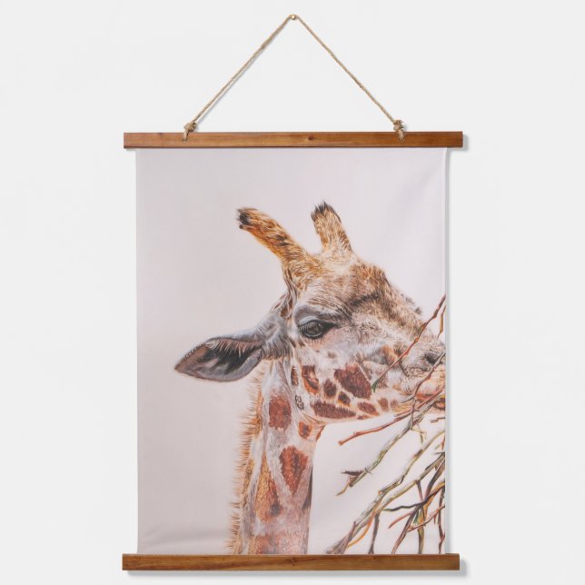 Tapisseries de décoration murale de la Giraffe vib (Recto)