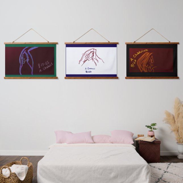 Tapisseries de la série de peintures rupestres (Chambre à coucher)