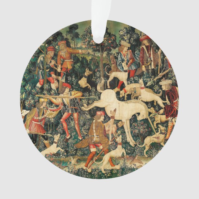 Tapisseries de licorne Classique médiéval défend l (devant)