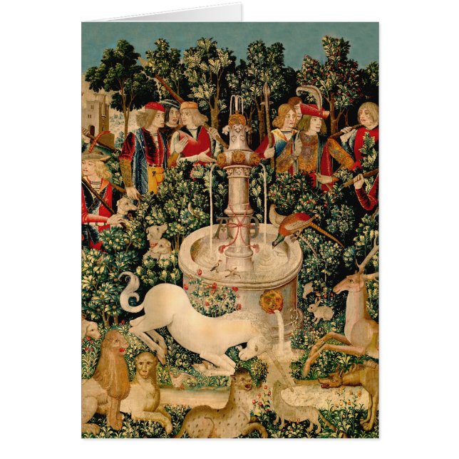 Tapisseries de licorne médiévale Impression : Met  (Devant)