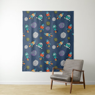 Tapisseries Motif de vaisseau spatial
