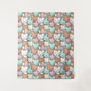 Tapisseries Motifs Sleepy Cats