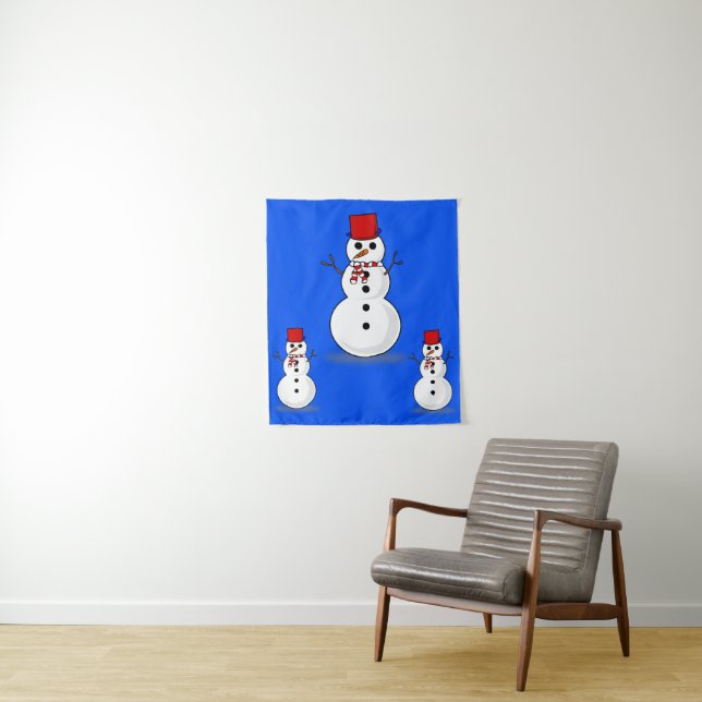 Tapisseries Snowman (En situation)