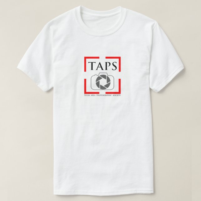 TAPS Tulsa Area Photographic Society T-shirt (Design devant)