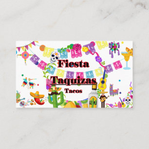 Taquizas Cartes de visite, Tacos Cartes de visite