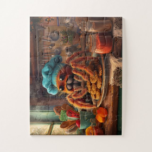 Tarentule Chef Pâtissière - Puzzle Délicieux (Vertical)