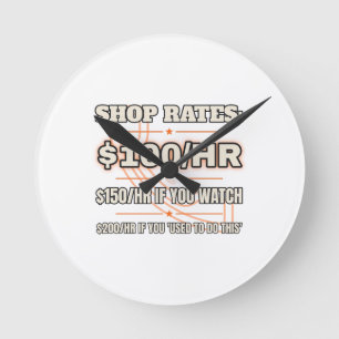 Tarifs d'Atelier — Horloge Murale Testée par les
