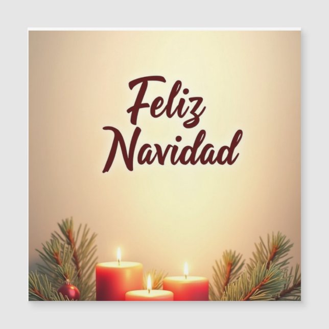 Tarjeta de Navidad elegante con detalles dorados Y (Devant)