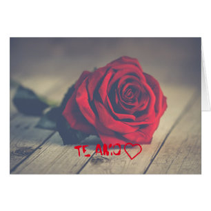 Tarjeta hermosa para dedicar