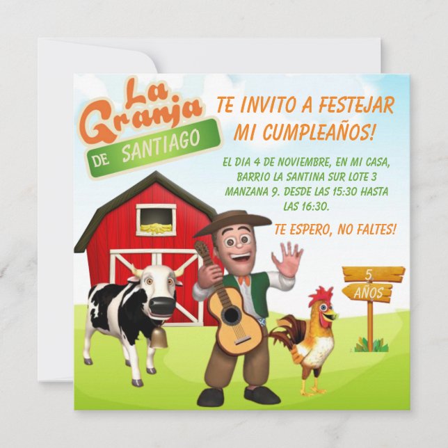 Tarjeta plana (Devant)