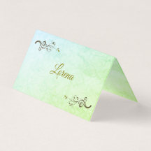 Tarjetas de Lugar Rústicas ' 